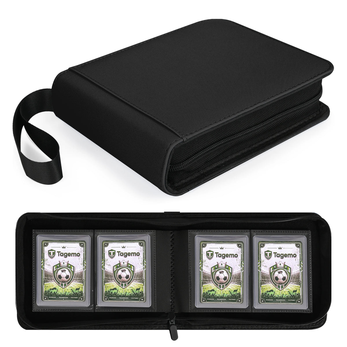 2-Pocket Top Loader Binder with Fixed Pages – 56 Pockets | Tagemo