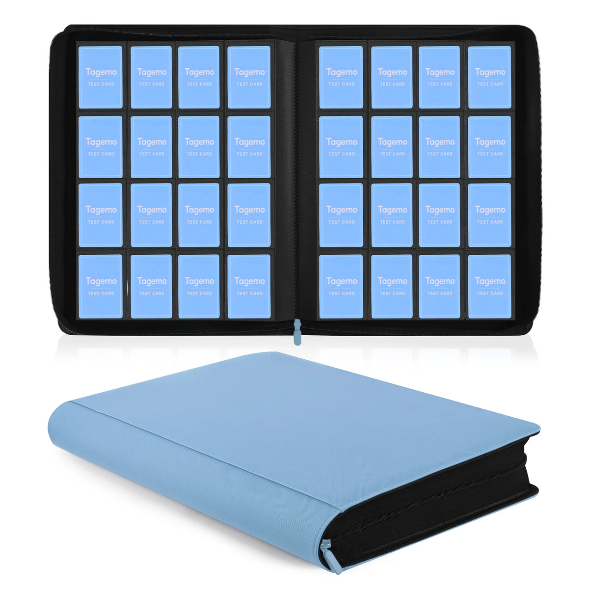 16-Pocket Card Binder with Zipper – 1024 Pockets | Tagemo
