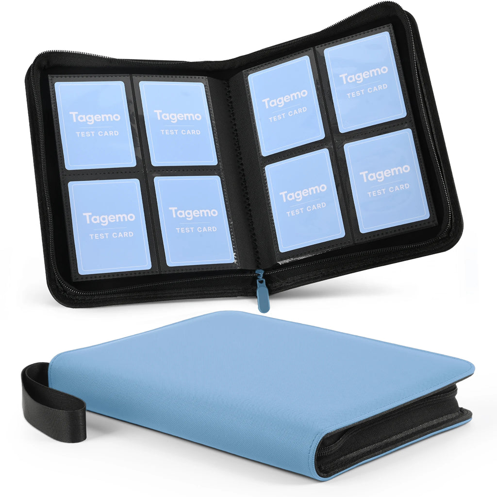 4-Pocket Mini Trading Card Binder with Fixed Pages – 160 Pockets | Tagemo