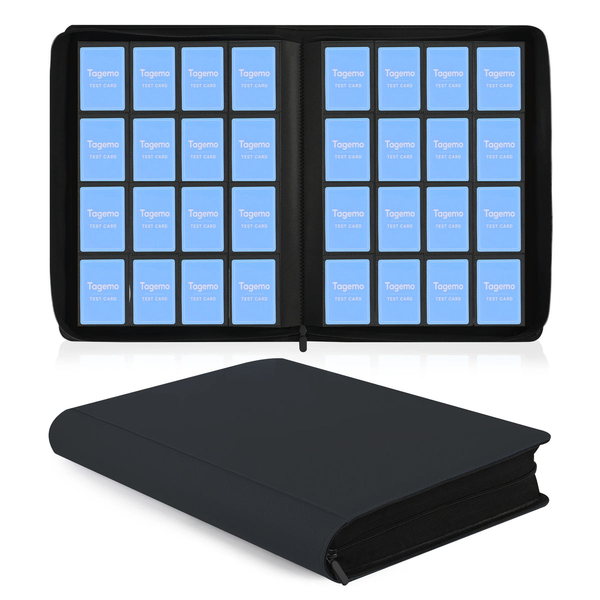 16-Pocket Card Binder with Zipper – 1024 Pockets | Tagemo