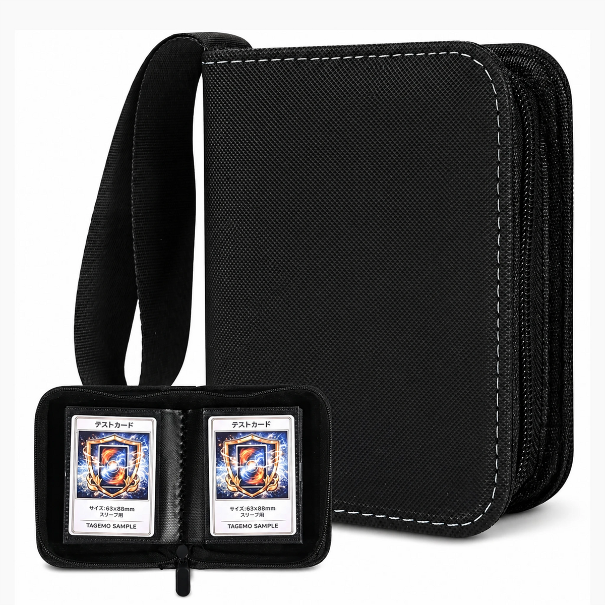 1-Pocket Mini Trading Card Binder with Fixed Pages – 40 Pockets | Tagemo