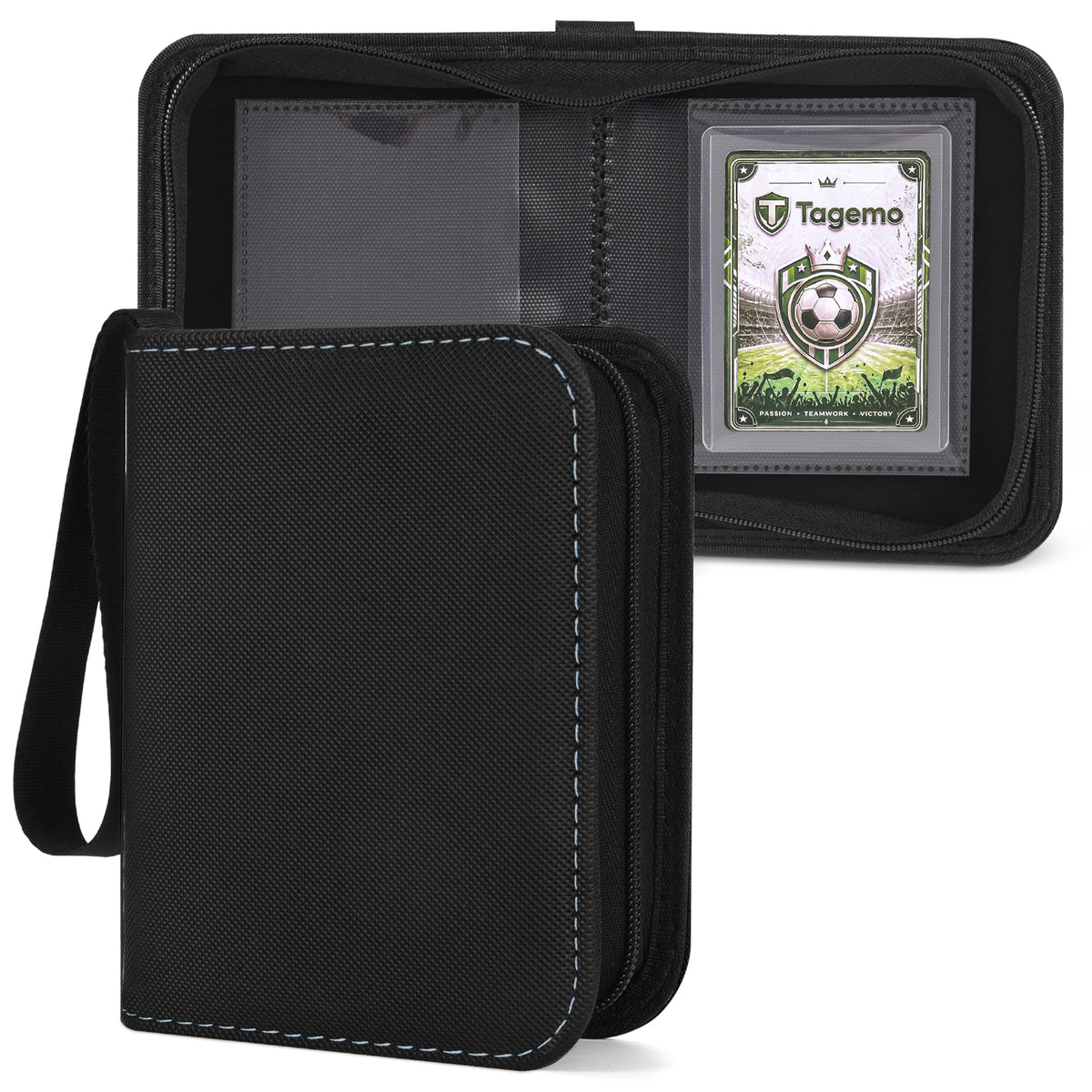 1-Pocket Mini Top Loader Binder with Fixed Pages – 40 Pockets | Tagemo