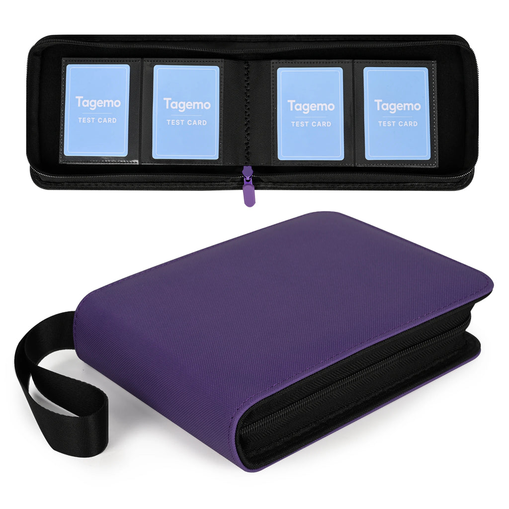 2-Pocket Mini Trading Card Binder with Fixed Pages – 80 Pockets | Tagemo