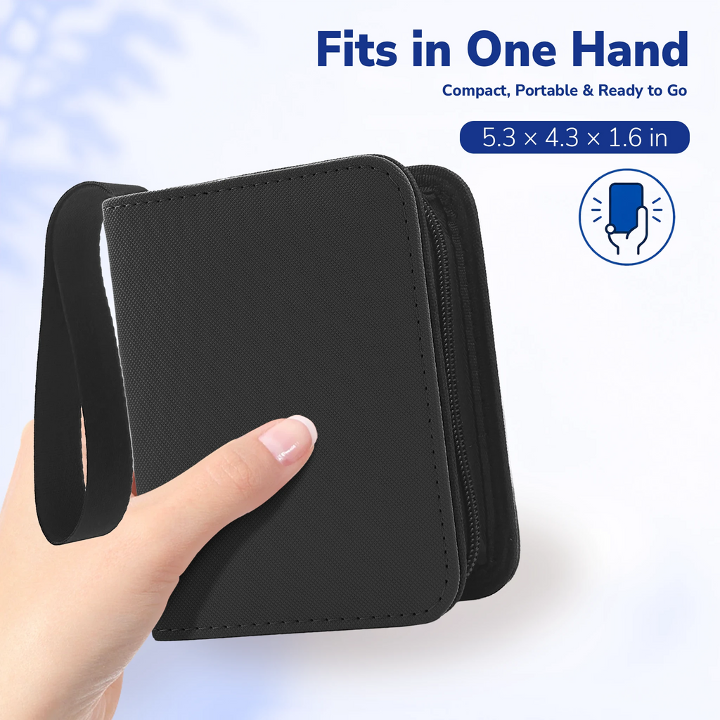 1-Pocket Mini Trading Card Ring Binder – 100 Pockets | Tagemo