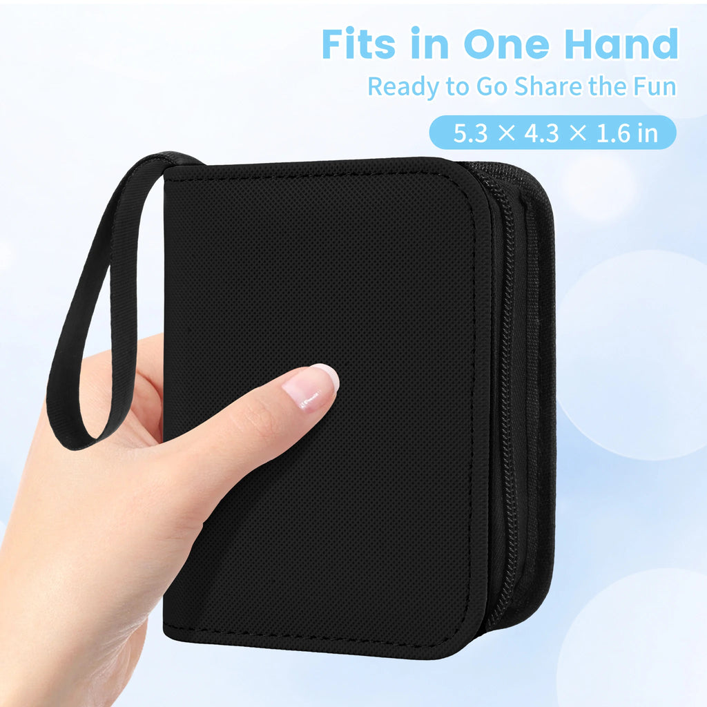 1-Pocket Mini Trading Card Binder with Fixed Pages – 40 Pockets | Tagemo