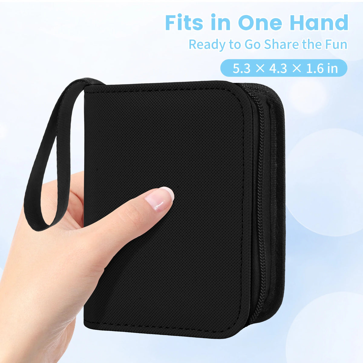 1-Pocket Mini Trading Card Binder with Fixed Pages – 40 Pockets | Tagemo