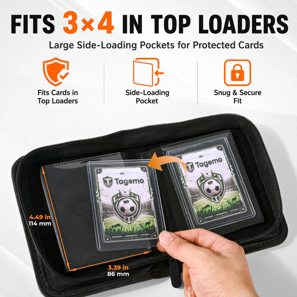 1-Pocket Mini Top Loader Binder with Fixed Pages – 40 Pockets | Tagemo