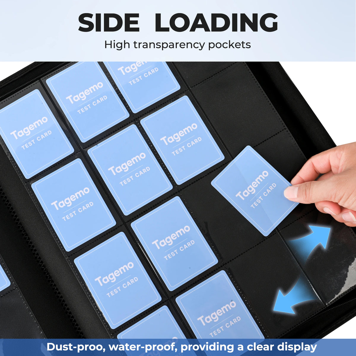 16-Pocket Card Binder with Zipper – 1024 Pockets | Tagemo