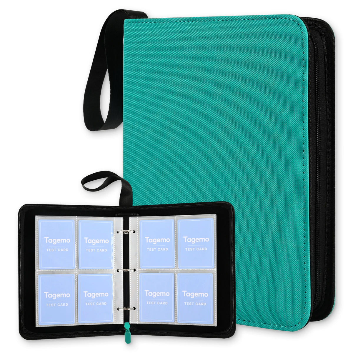 4-Pocket 3-Ring Card Binder with Zipper – 400 Pockets | Tagemo