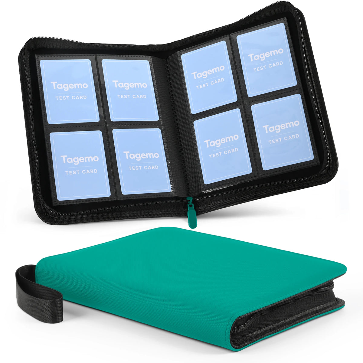 4-Pocket Mini Trading Card Binder with Fixed Pages – 160 Pockets | Tagemo