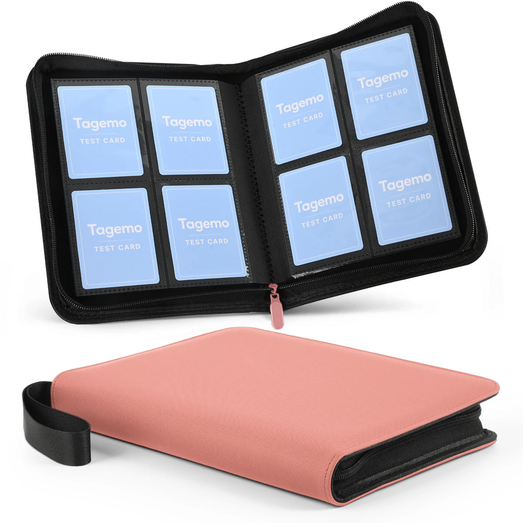 4-Pocket Mini Trading Card Binder with Fixed Pages – 160 Pockets | Tagemo