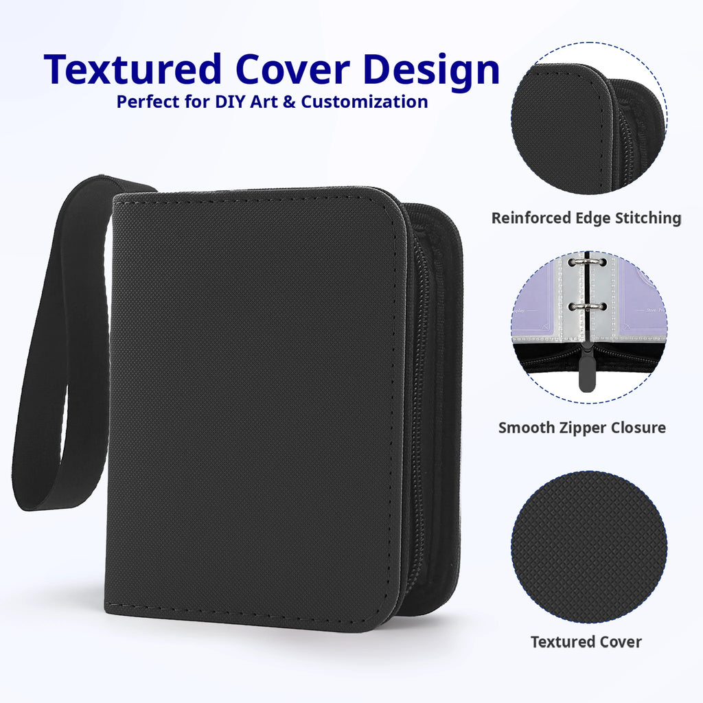 1-Pocket Mini Trading Card Ring Binder – 100 Pockets | Tagemo