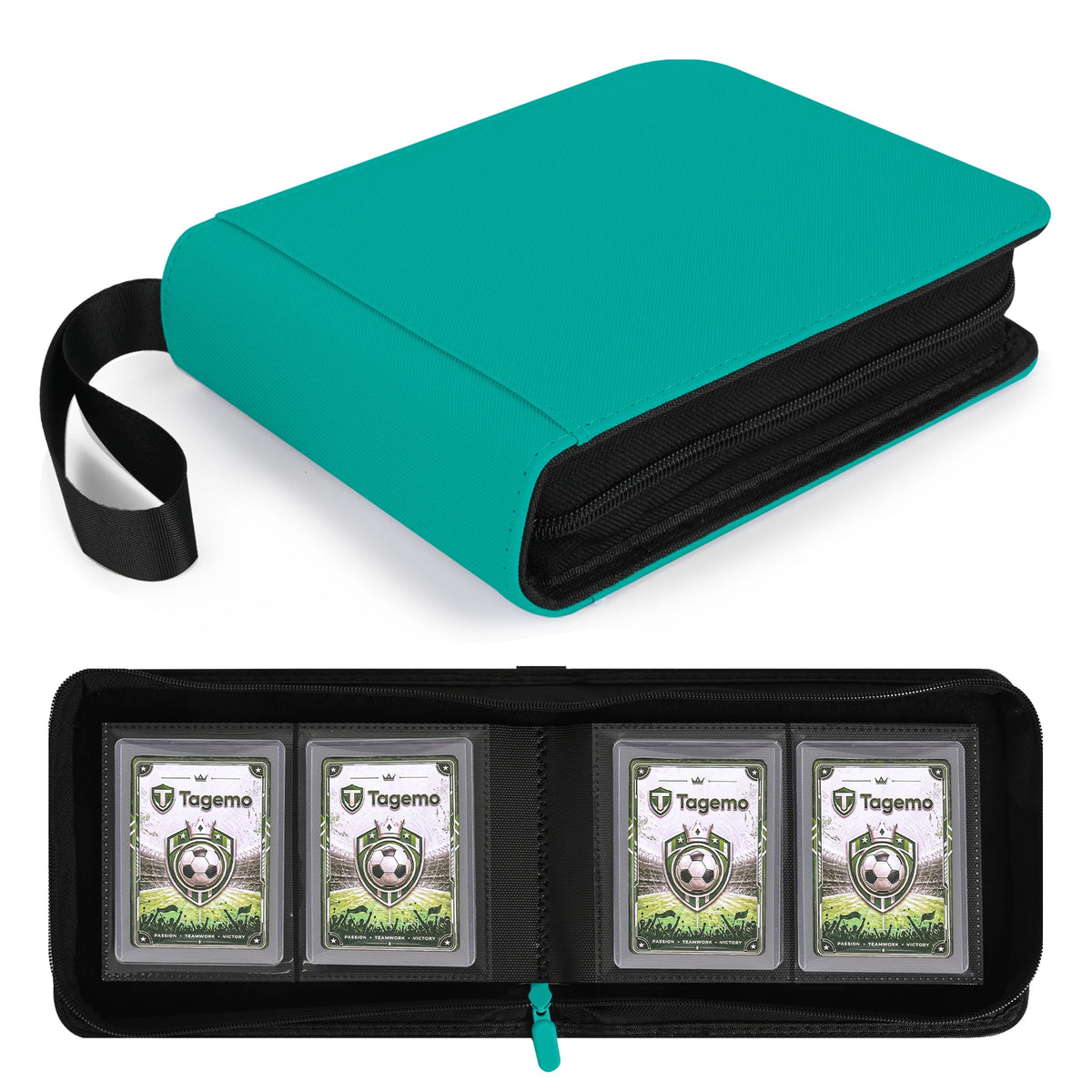 2-Pocket Top Loader Binder with Fixed Pages – 56 Pockets | Tagemo