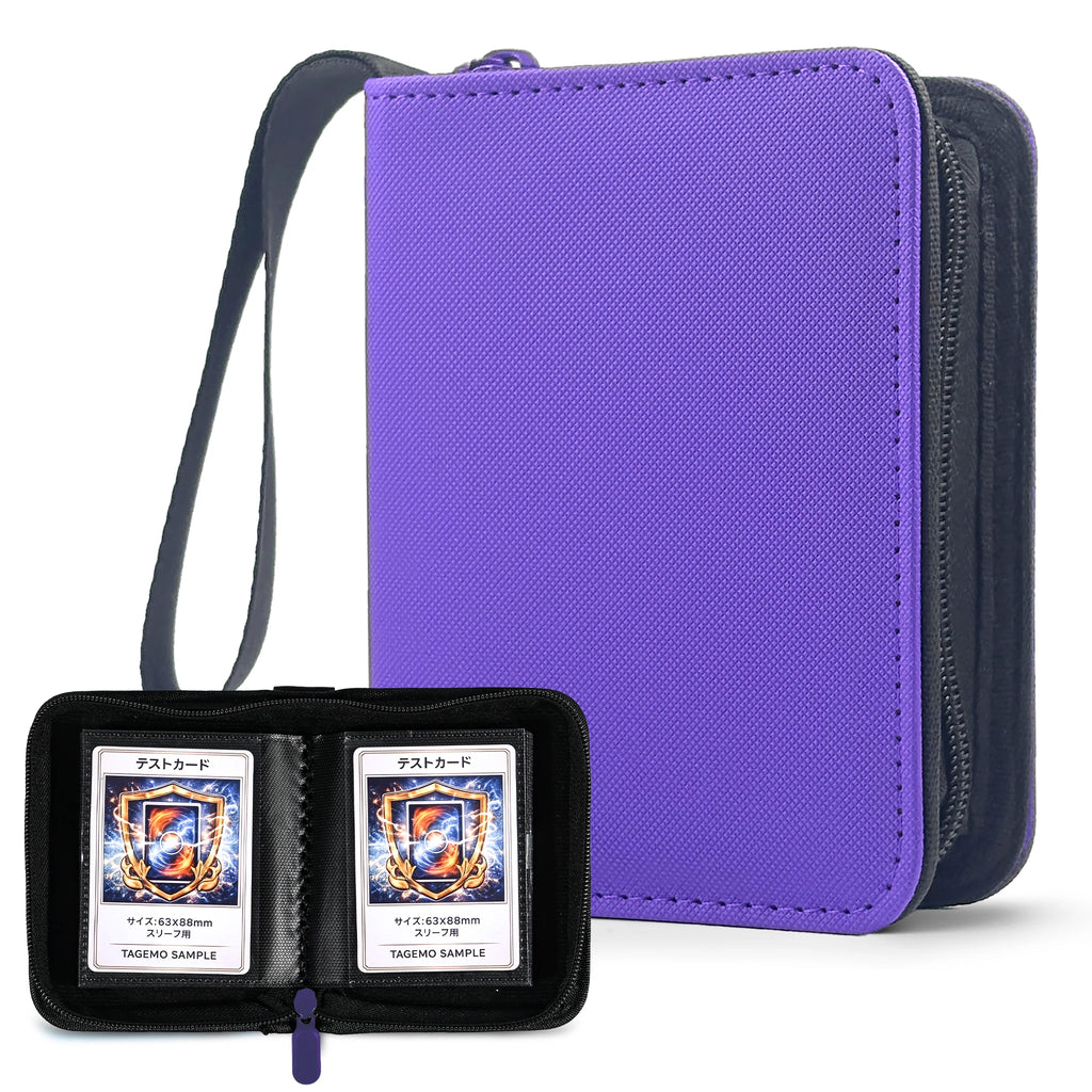 1-Pocket Mini Trading Card Binder with Fixed Pages – 40 Pockets | Tagemo