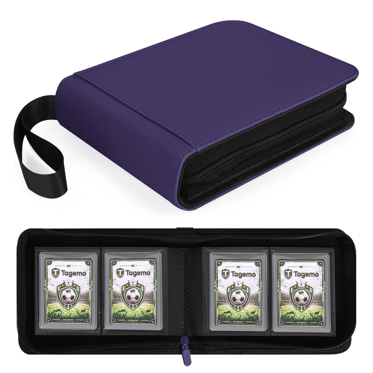 2-Pocket Top Loader Binder with Fixed Pages – 56 Pockets | Tagemo