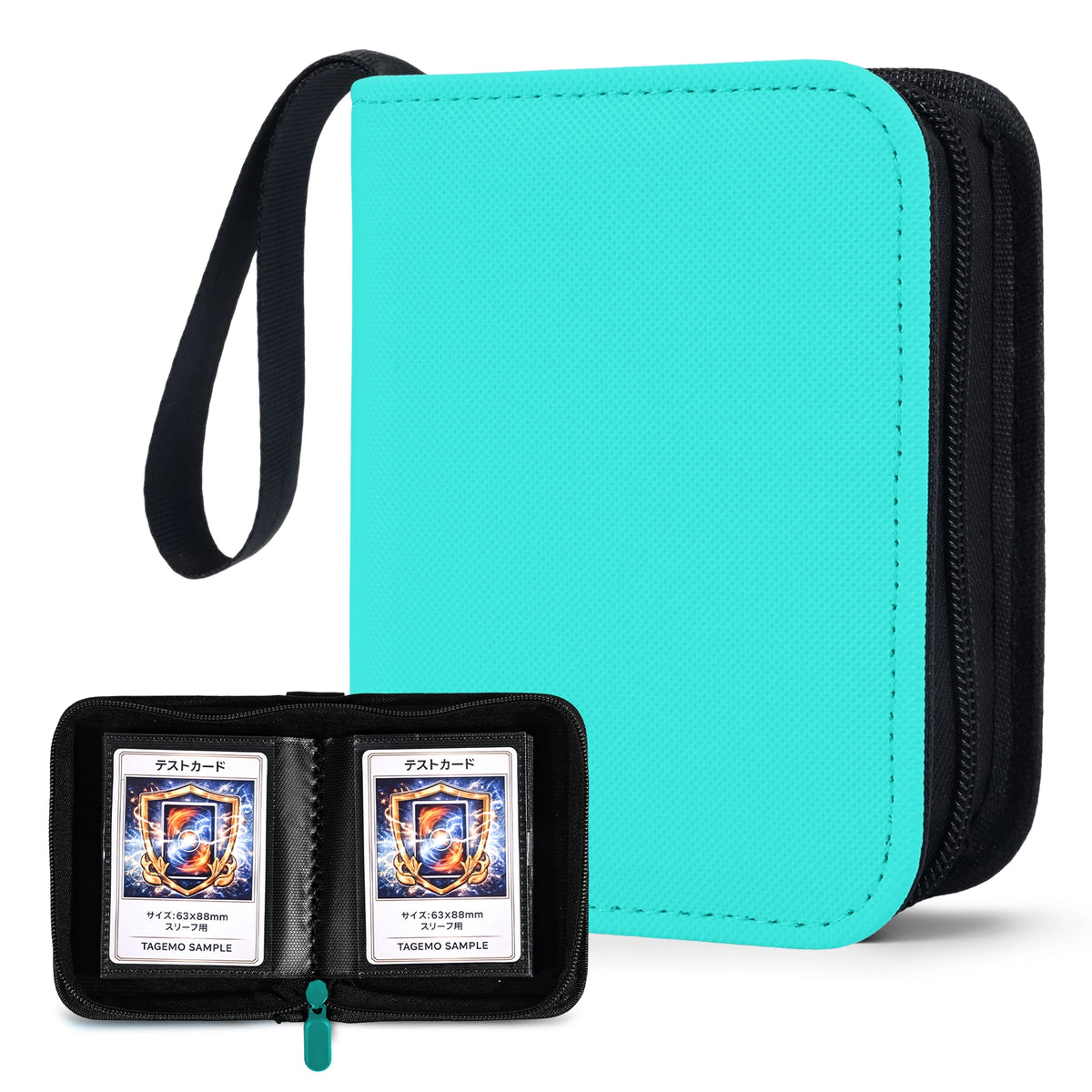 1-Pocket Mini Trading Card Binder with Fixed Pages – 40 Pockets | Tagemo
