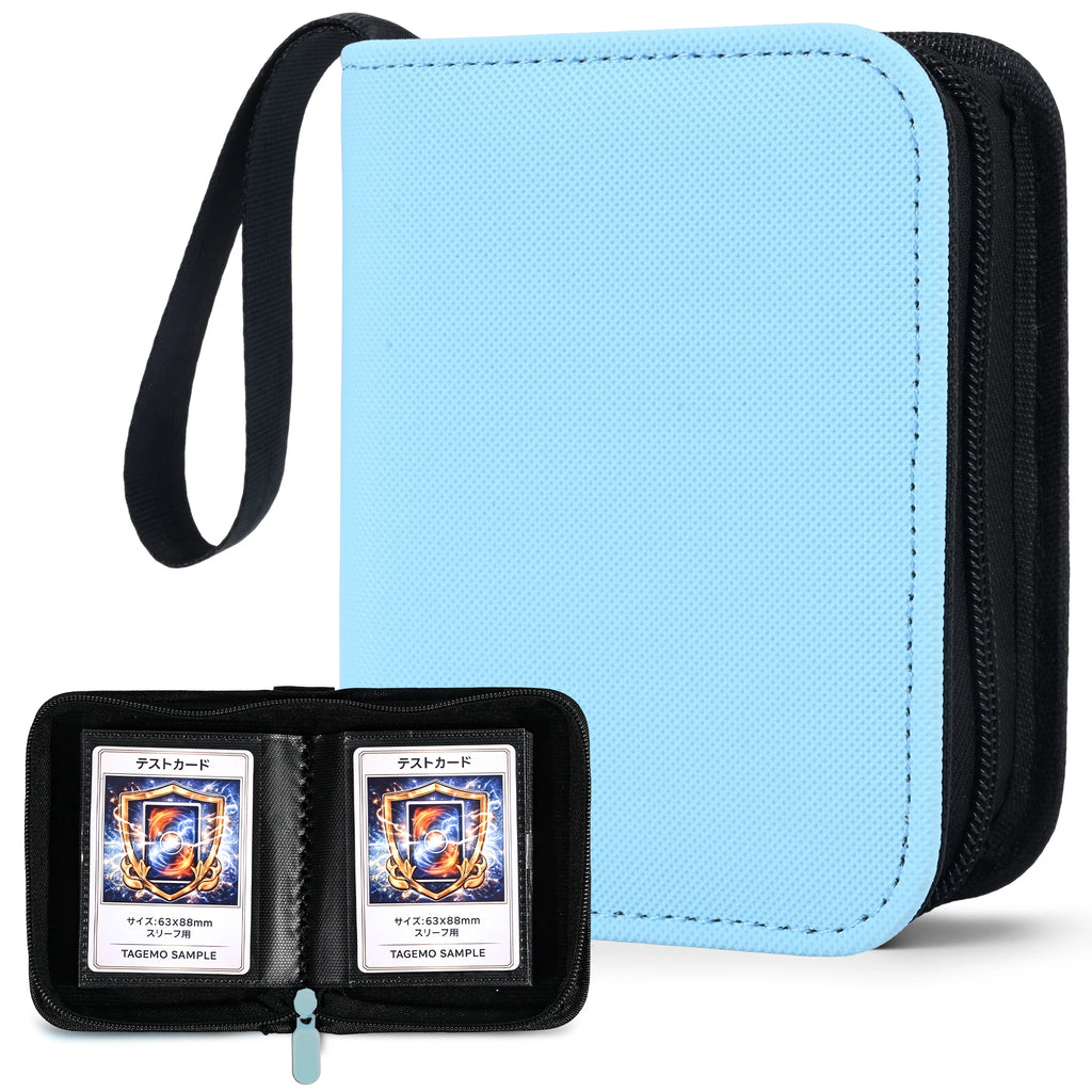 1-Pocket Mini Trading Card Binder with Fixed Pages – 40 Pockets | Tagemo