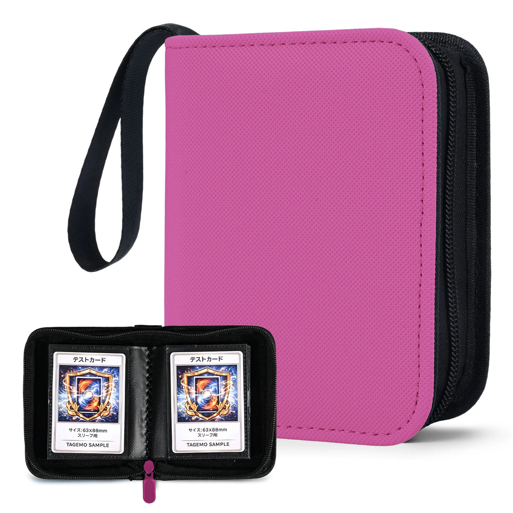 1-Pocket Mini Trading Card Binder with Fixed Pages – 40 Pockets | Tagemo