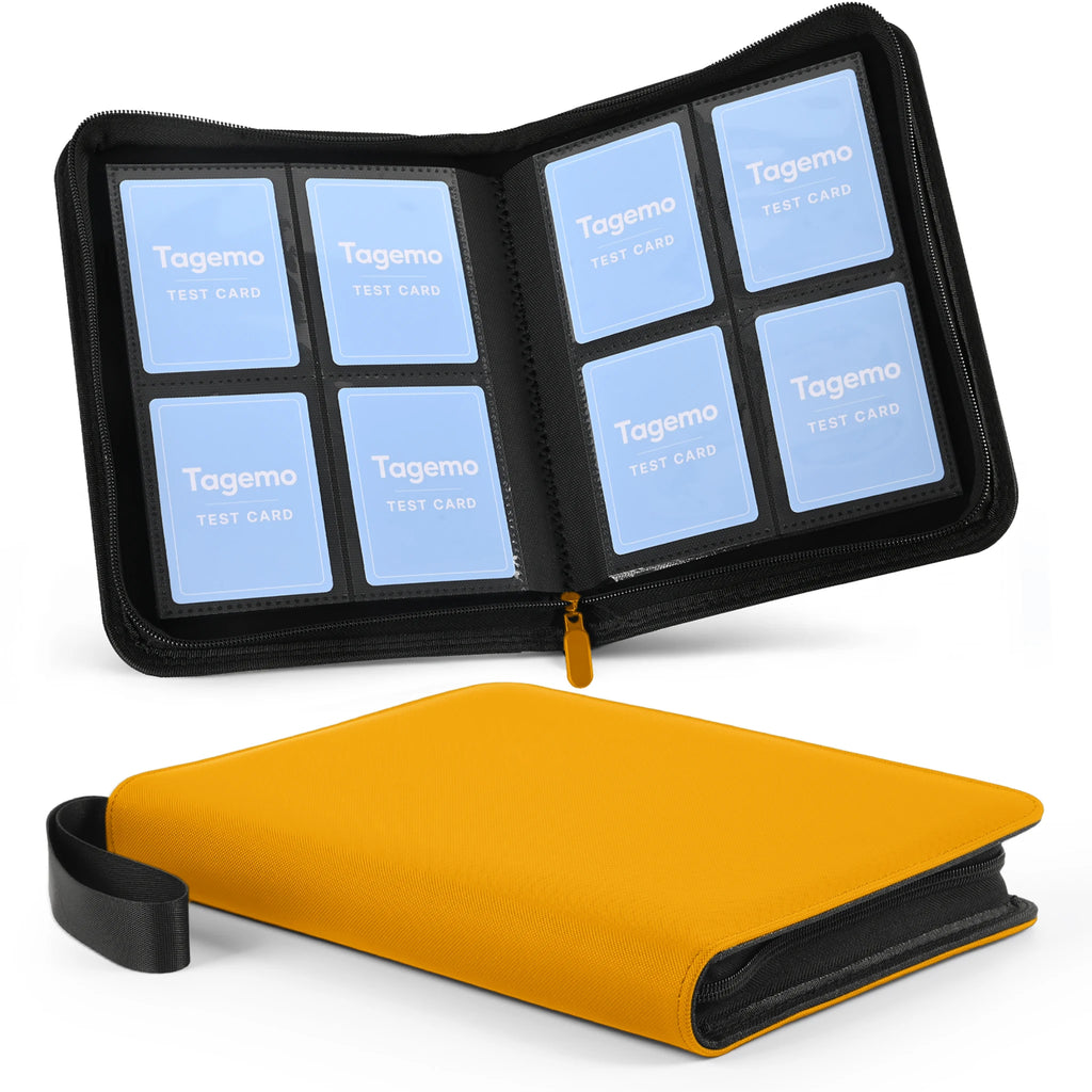 4-Pocket Mini Trading Card Binder with Fixed Pages – 160 Pockets | Tagemo