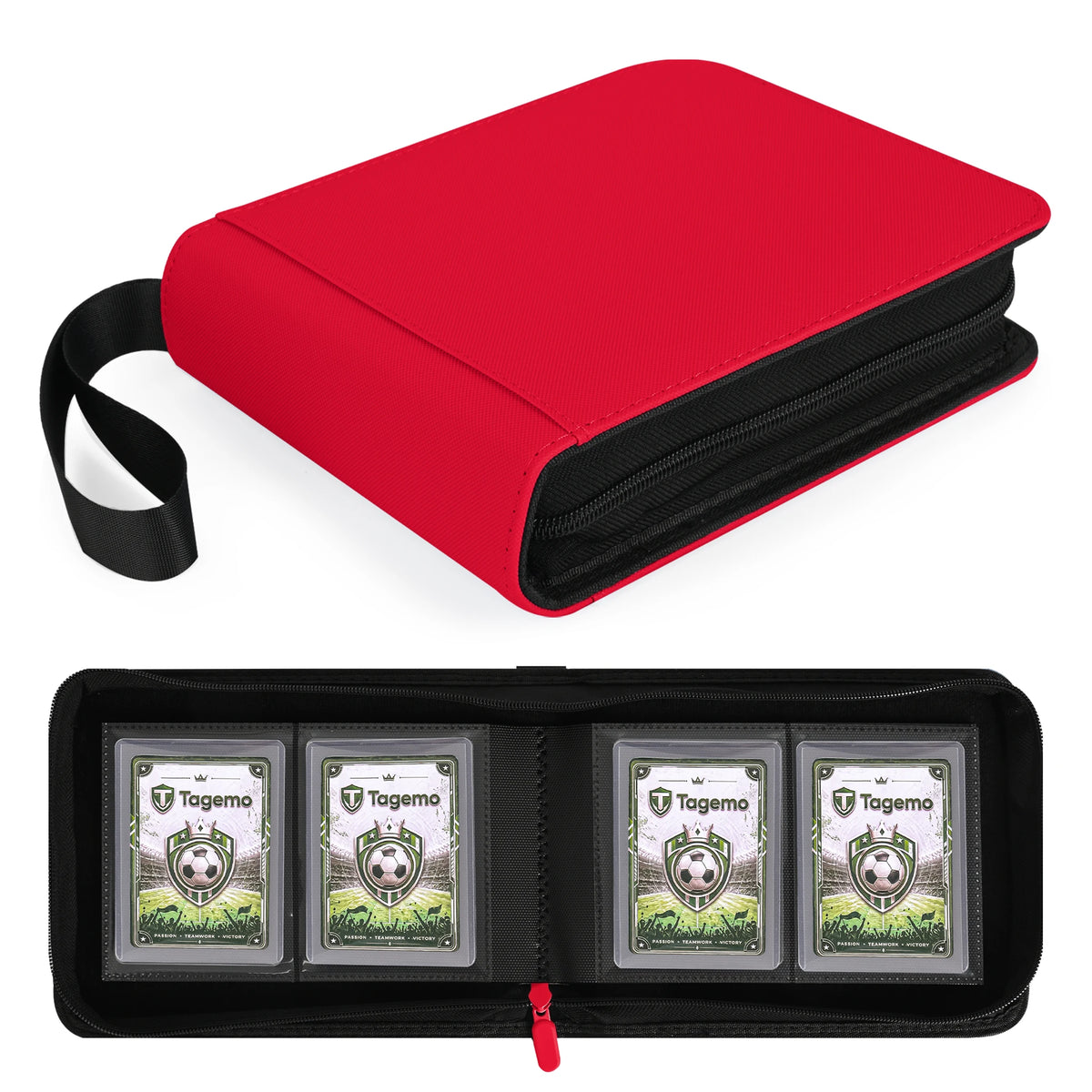 2-Pocket Top Loader Binder with Fixed Pages – 56 Pockets | Tagemo