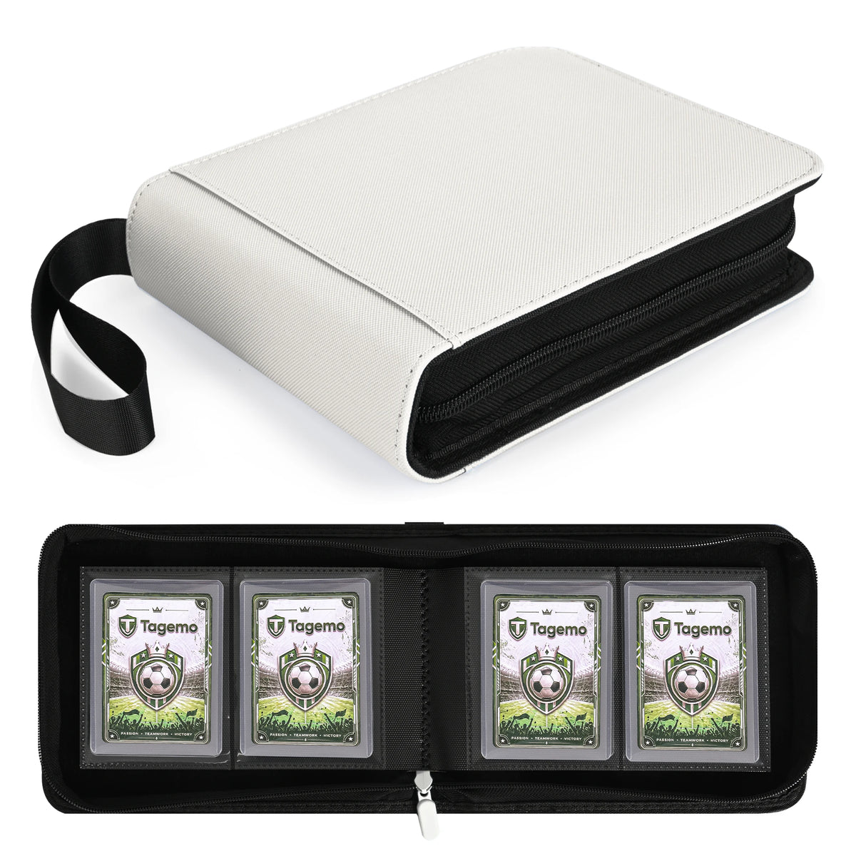 2-Pocket Top Loader Binder with Fixed Pages – 56 Pockets | Tagemo