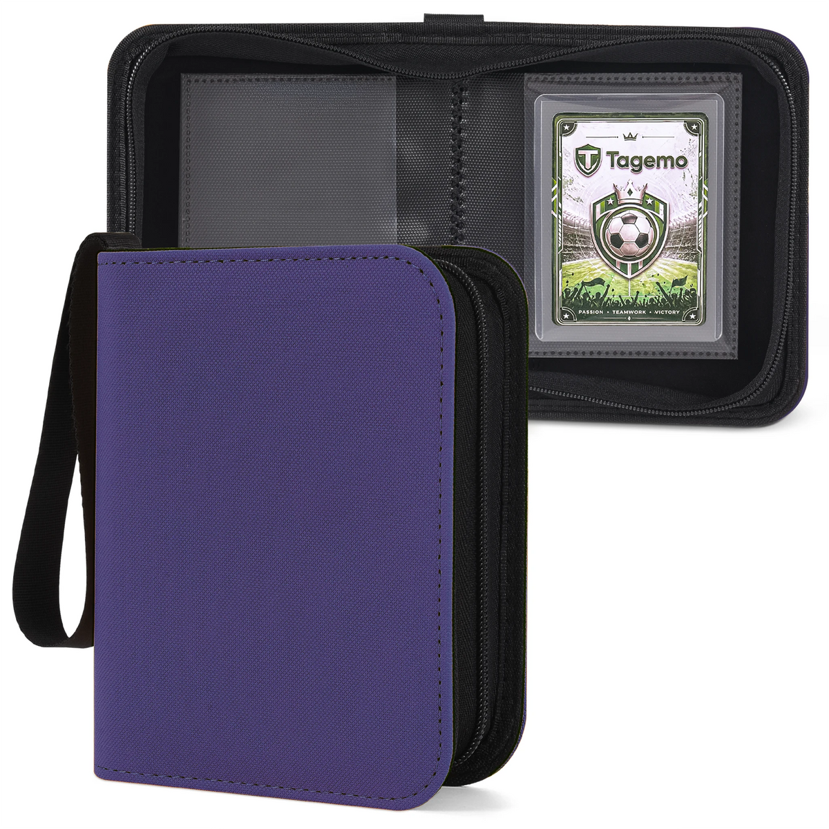 1-Pocket Mini Top Loader Binder with Fixed Pages – 40 Pockets | Tagemo