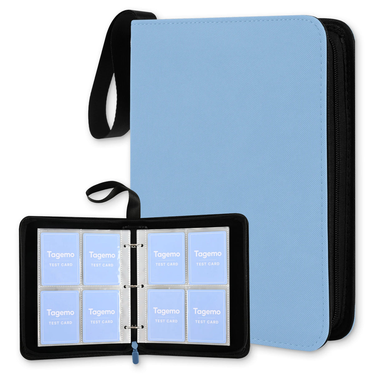 4-Pocket 3-Ring Card Binder with Zipper – 400 Pockets | Tagemo